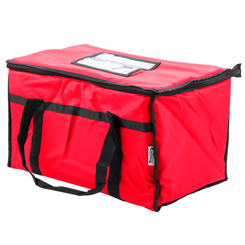 choice-22-x-13-x-15-red-insulated-nylon-food-delivery-bag-pan-carrier