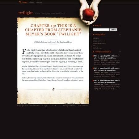 20个适合日记型博客的免费Wordpress主题|http://www.kenengba.com/post/508.html